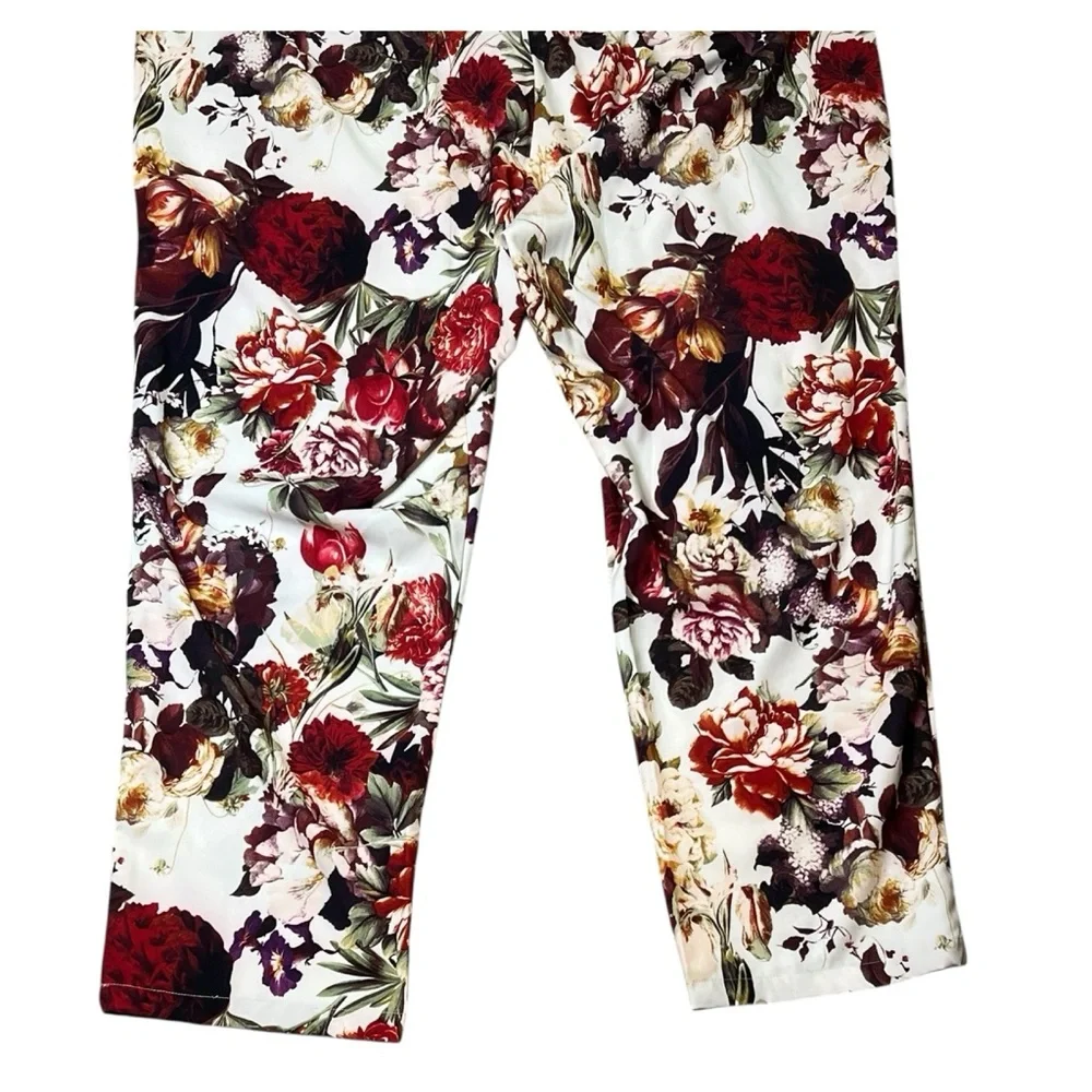 Disney Alice Through The Looking Glass G by Giuliana floral print pants women’s